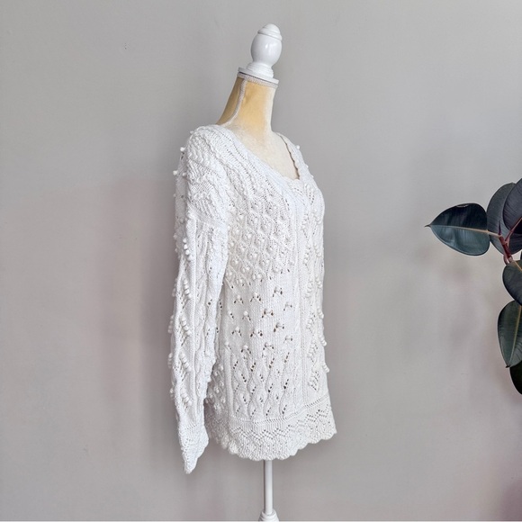Vintage bubble knit sweater by Yarnworks - Picture 4 of 6